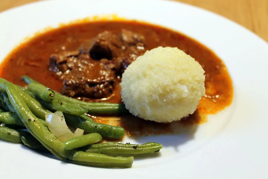 Kartoffelknödel halb und halb